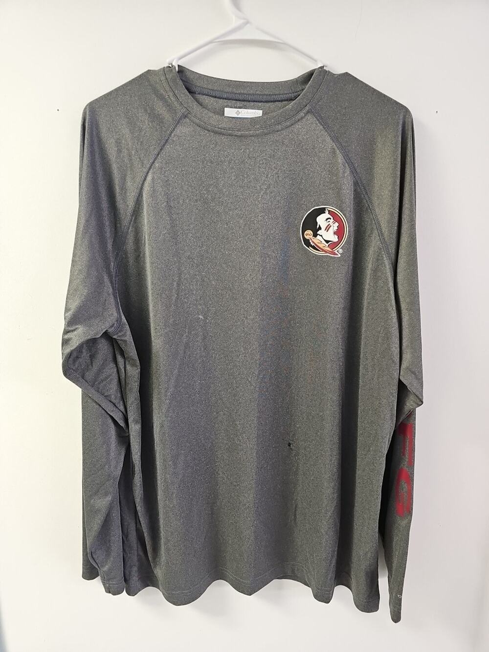 Columbia PFG Shirt Adult Mens M Long Sleeve Performance Fishing Florida State